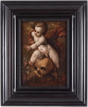 Hendrick Goltzius Follower of, Allegory of Transience.