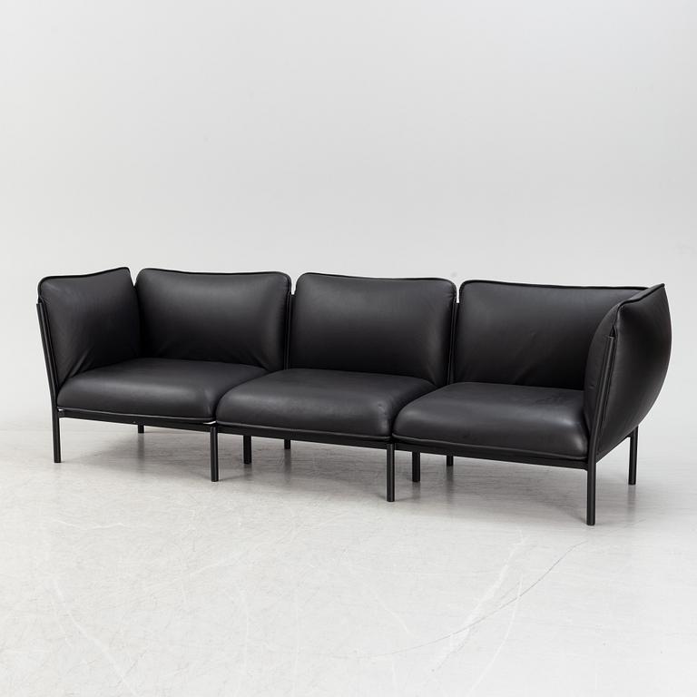 Andersen & Voll, a leather upholstered 'Kumo' sofa, for HEM, Sweden, 21st Century.