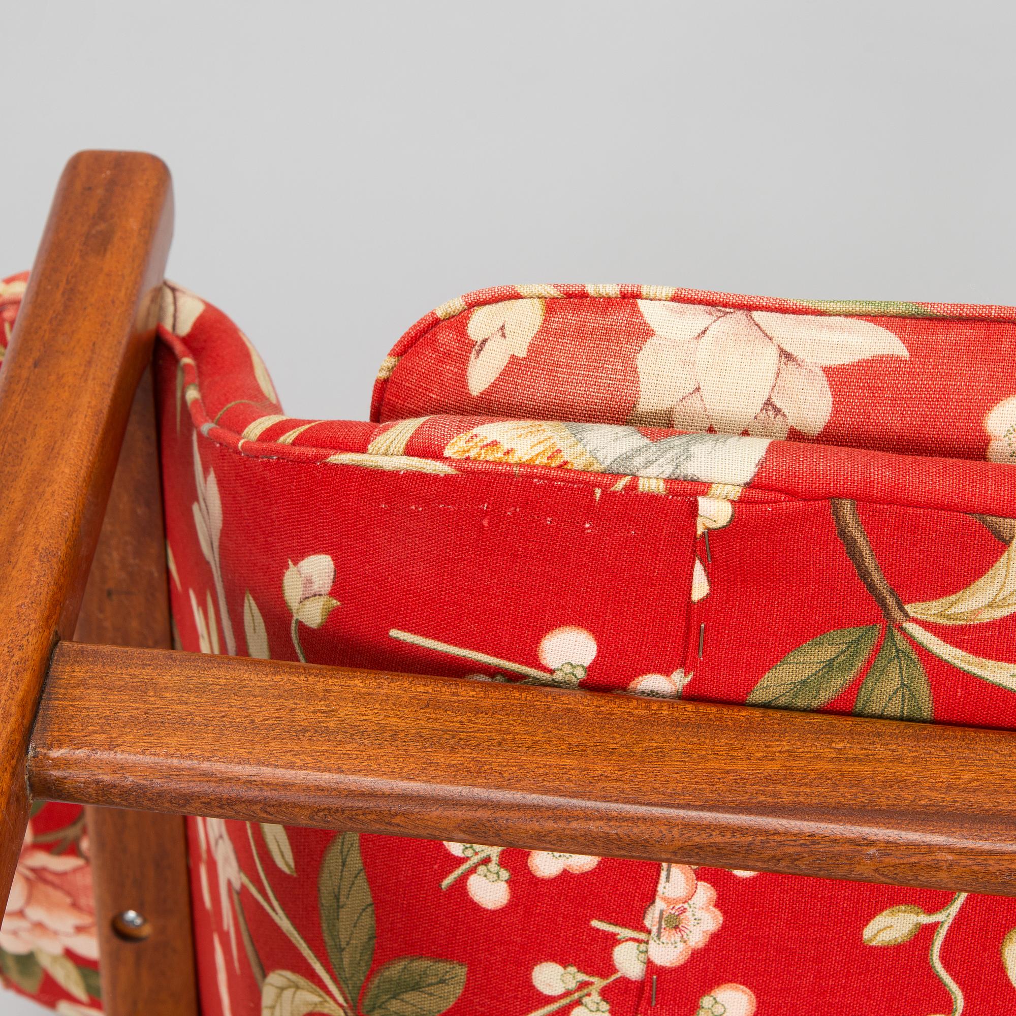 Carl Gustaf Hiort af Ornäs, fåtölj, "Caravelle", för Puunveisto Oy - Träsnideri Ab, 1960-tal.