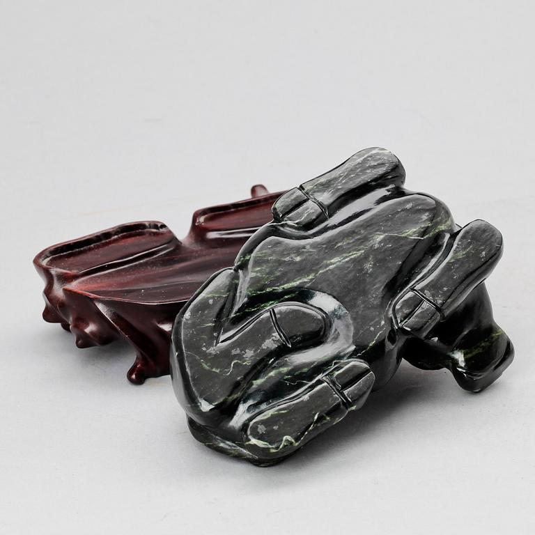 SKULPTUR, sten, orientalisk, 1900-tal.