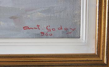 GODOY, ANTHONY. Olja på duk, sign o dat 1960.