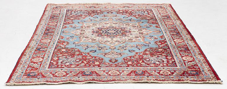 Rug, Meshed, Old, approx. 270 x 202 cm.
