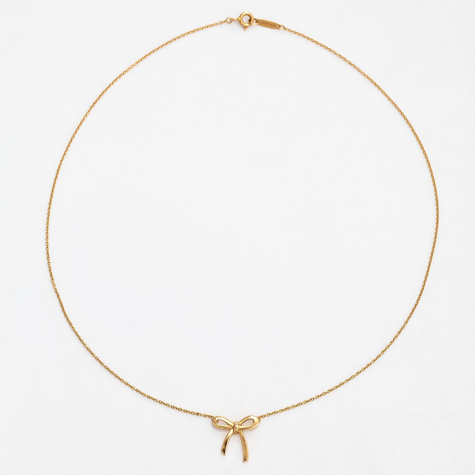 Tiffany & Co, kaulakoru, rusetti, 18K kultaa.