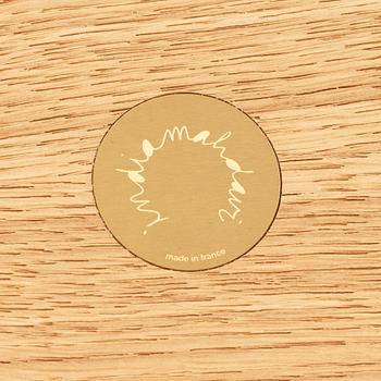 India Mahdavi, matbord, "Double Diagonale", formgivet inför ett projekt tillsammans med Firma Svenskt Tenn år 2022.