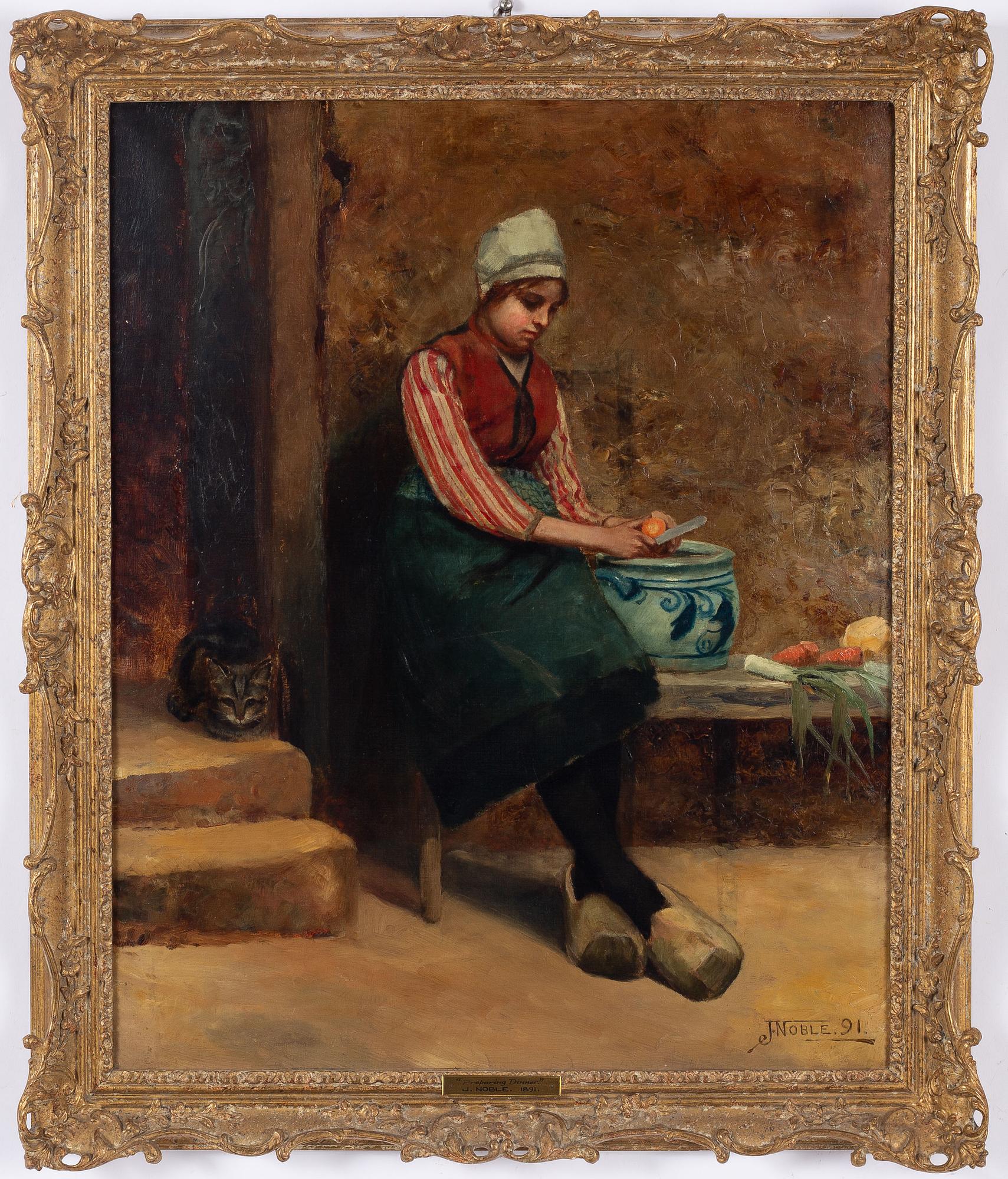 John Sargent Noble, attributed, Kitchen Duties.