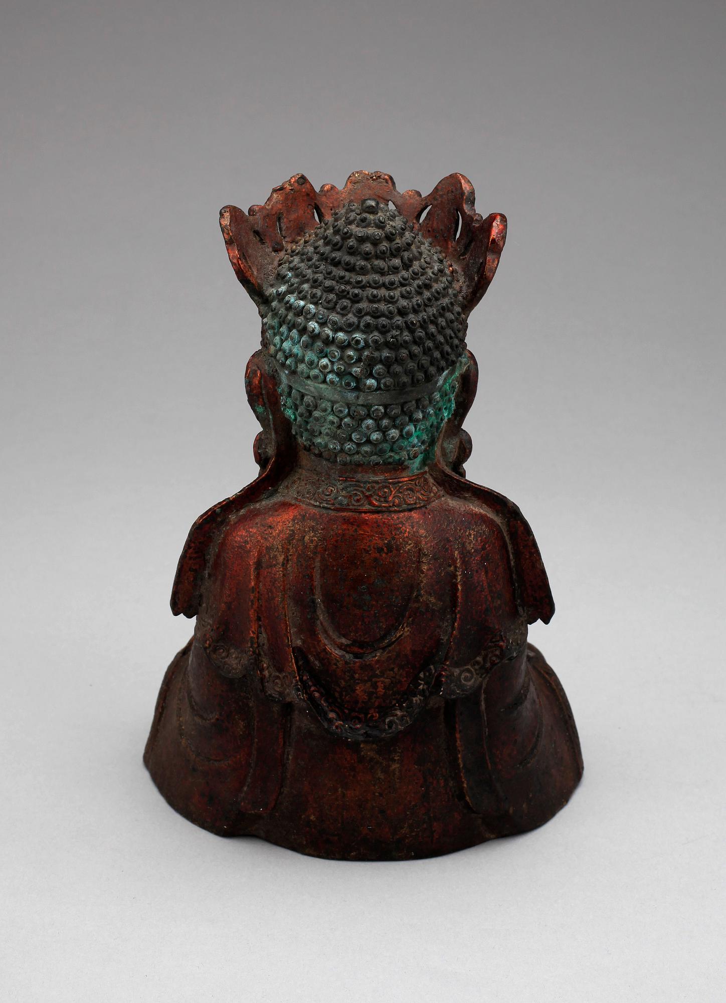 BUDDHA, brons, trol Ming (1368-1644).