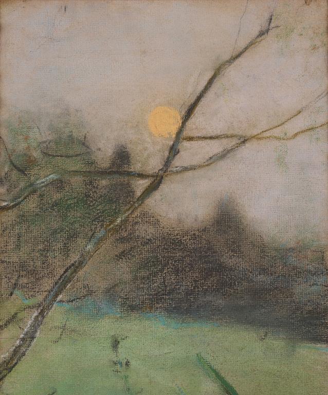 KARL NORDSTRÖM, pastel, signed KN.