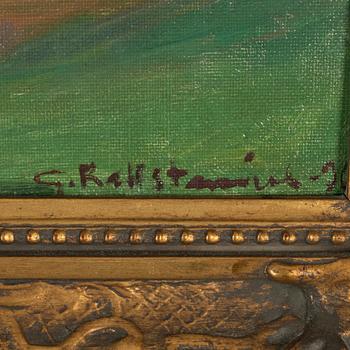Gottfrid Kallstenius, oil on canvas/panel, signed and dated 1936.