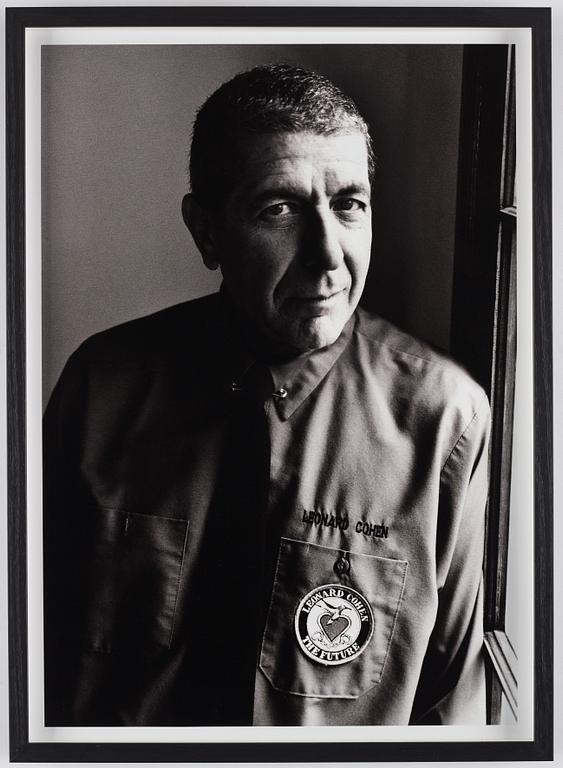 Robert Zuckerman,  "Leonard Cohen, Los Angeles", 1993.