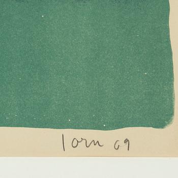 Asger Jorn, lithograph in colours, 1969, signed 36/75.