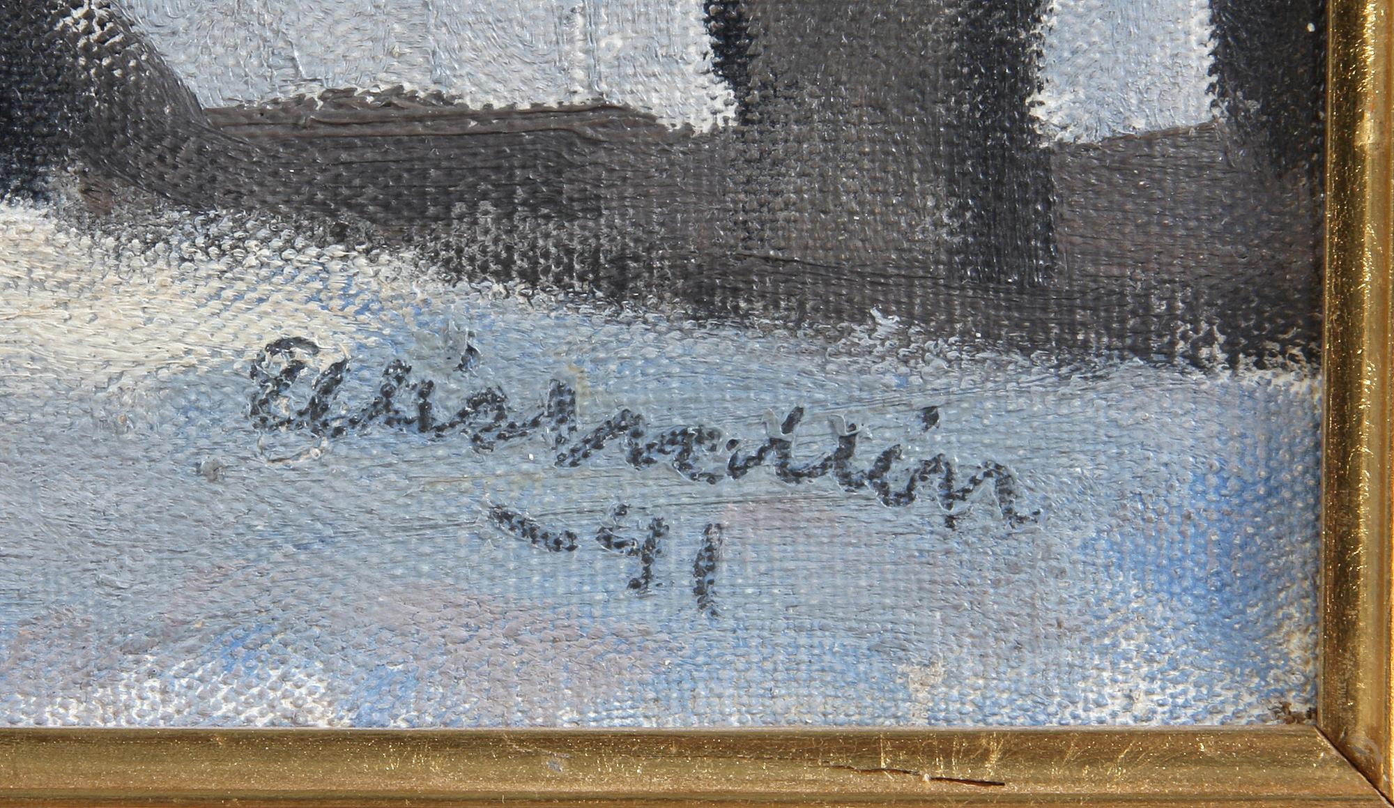 ELLIS WALLIN, olja på duk, sign o dat -41.