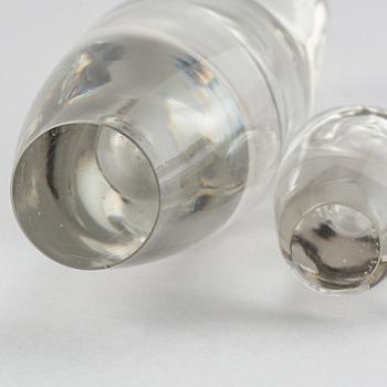 Two 'Orkidé' sculptures/vases by Timo Sarpaneva, Iittala, one dated 1957.