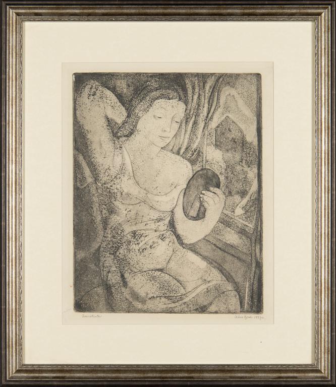 Aimo Bach, 'Naine peegliga'.