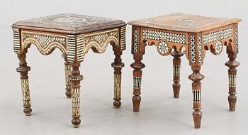 BORD, 2 st, enl uppg Damaskus, 1900-talets första hälft.