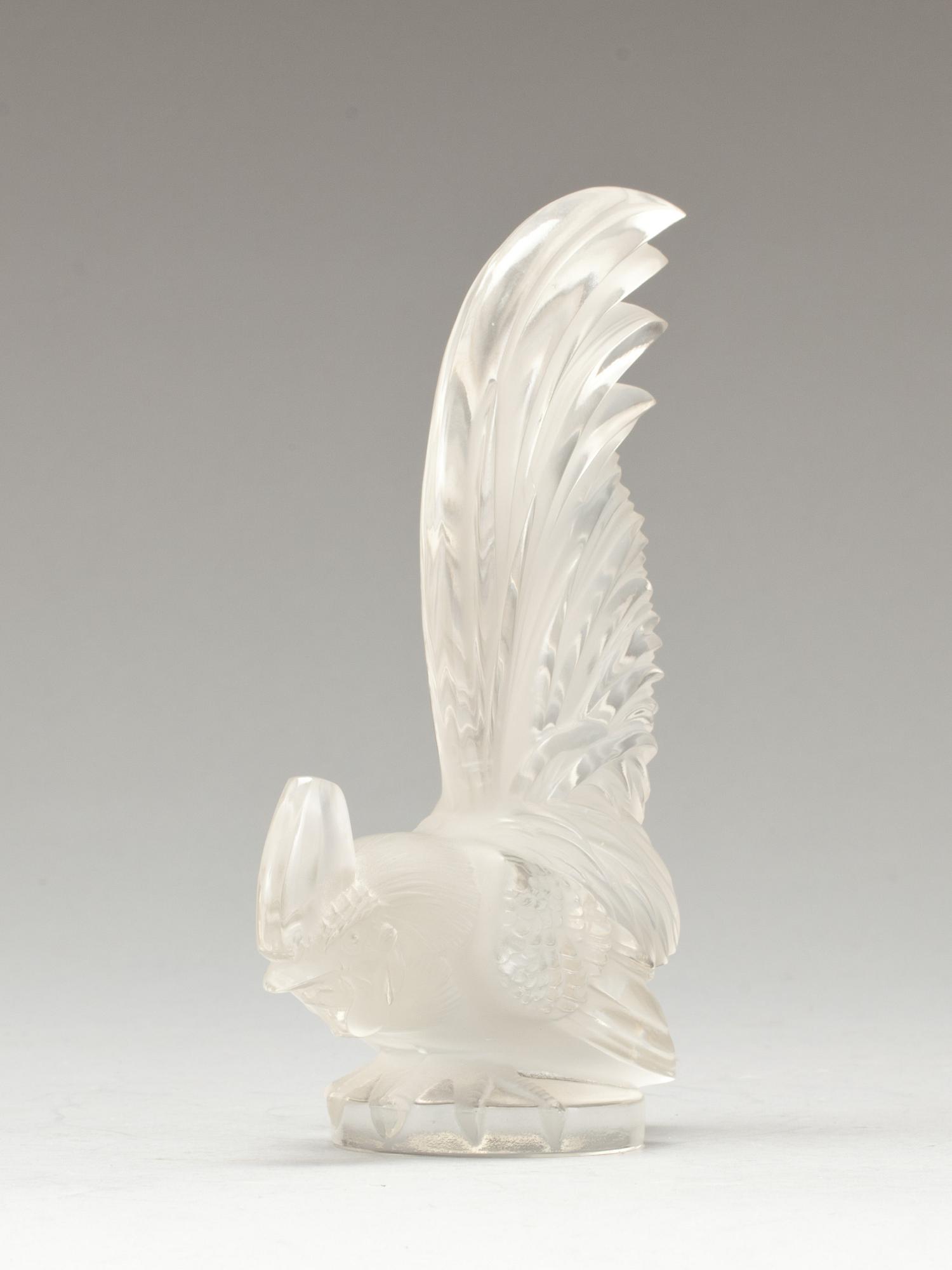 FIGURIN, glas,  Lalique, 1900-talets andra hälft.