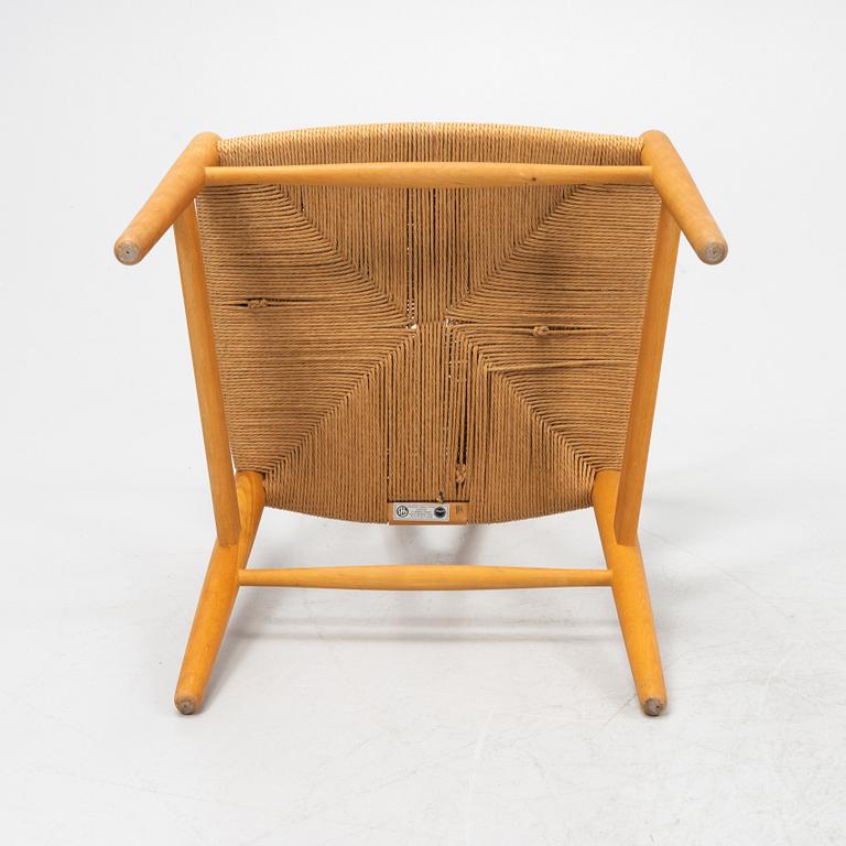 Hans J Wegner, a model 'CH 24' beech chair, Carl Hansen & Son, Odense, Denmark.