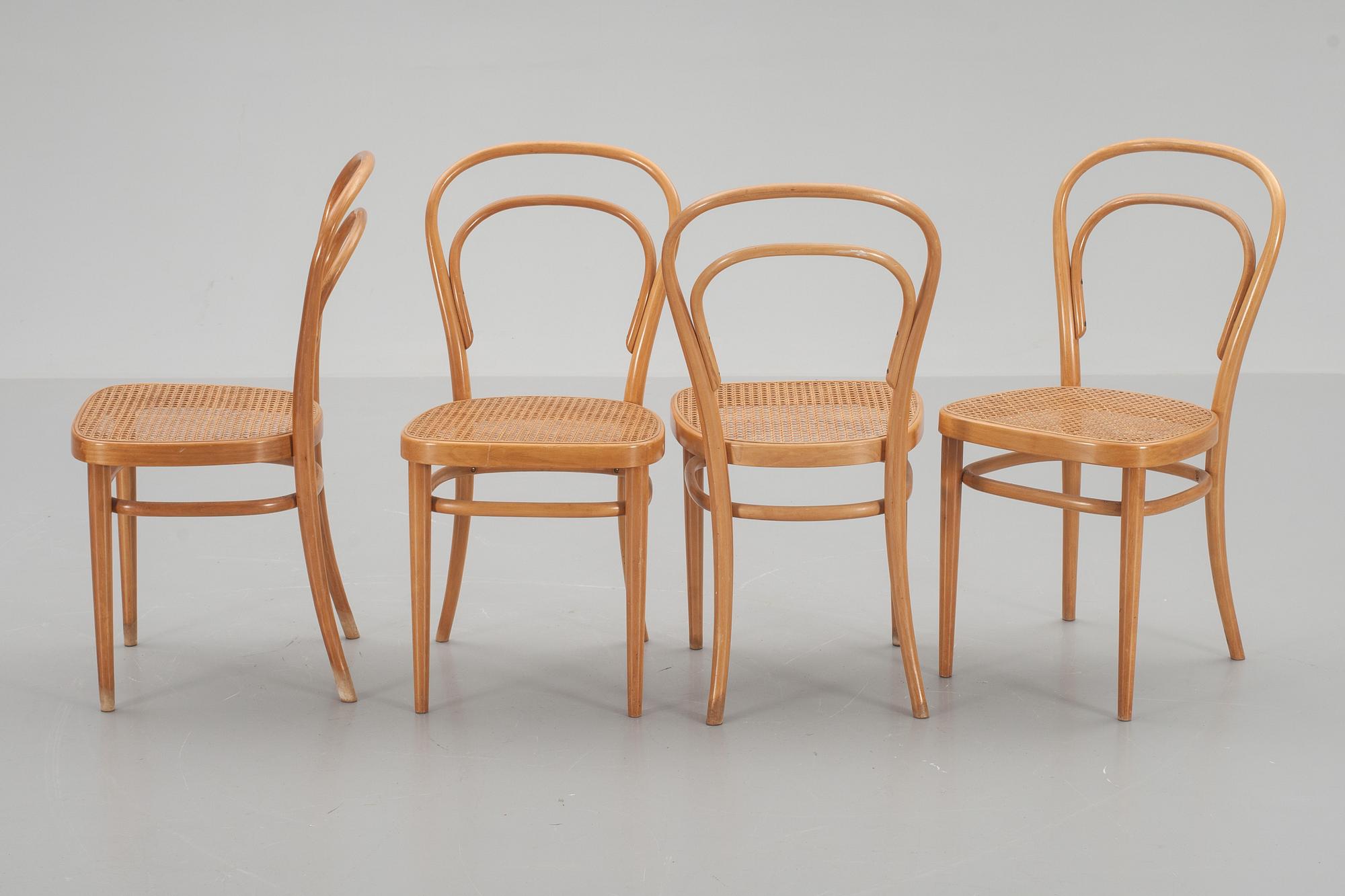 STOLAR, 4 stycken, Thonet.