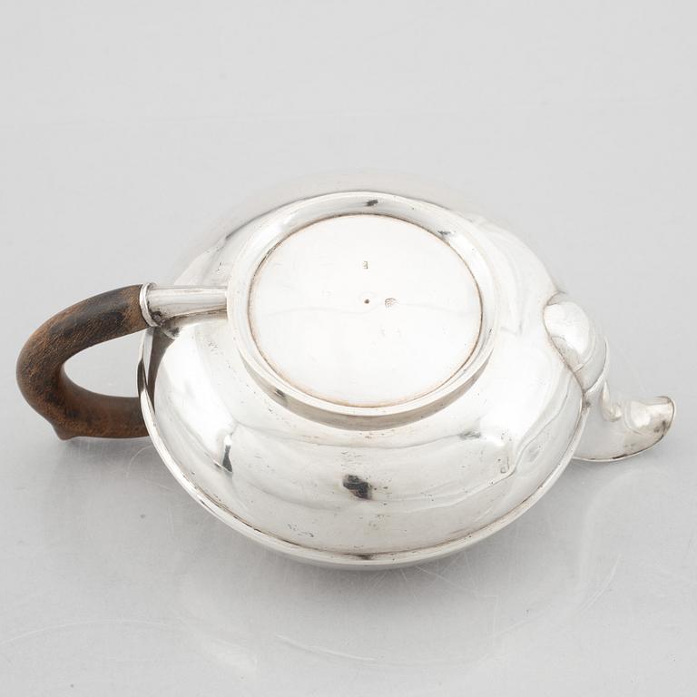 An Austrian Silver Teapot, Vienna 1830s.