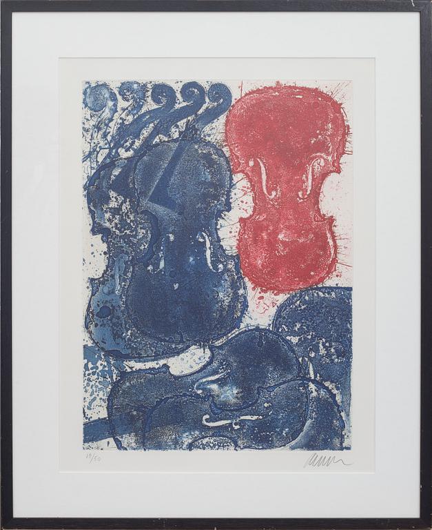 FERNANDEZ ARMAN, färgetsning, signerad och numrerad 19/50.