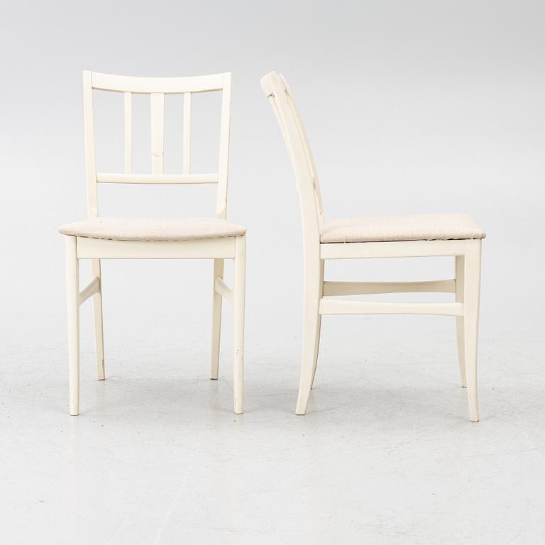 Carl Malmsten, Dining set, “Talavid”, dining table and 6 chairs, Waggeryds Möbelfabrik AB.