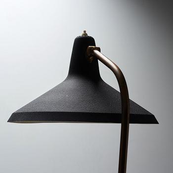 Greta Magnusson Grossman, a 1950´s brass and metal floor light, Bergbom's, Malmö, Sweden.