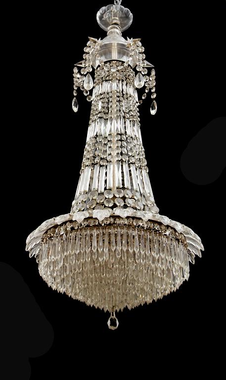 LJUSKRONA, tidigt 1900-tal. Höjd ca 105 cm.
