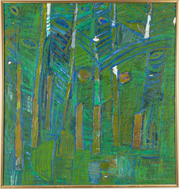 Gunnar Nordström, "Skog II grön".