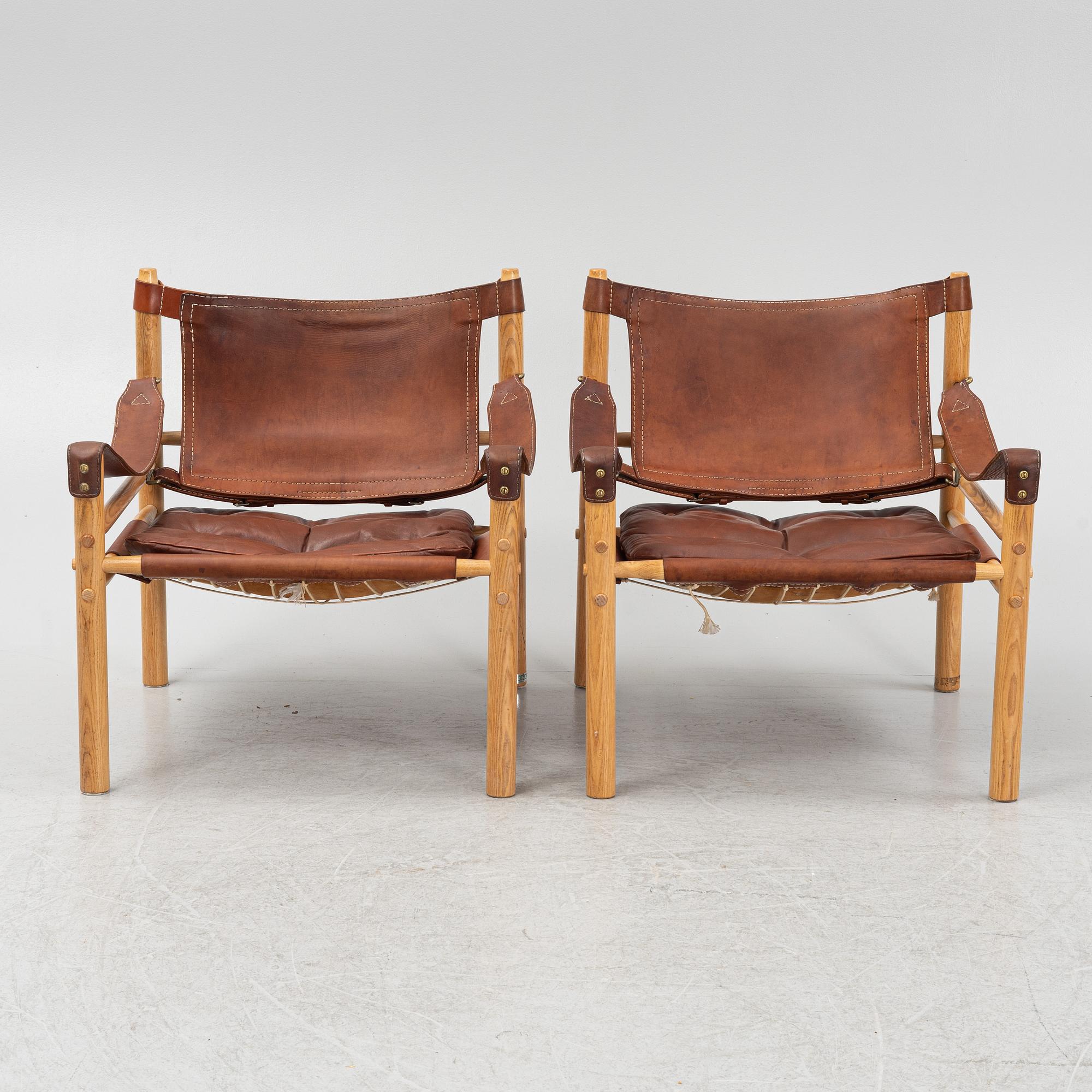 Arne Norell, fåtöljer, ett par, Sirocco, Norell Möbel AB, 1960/70-tal.
