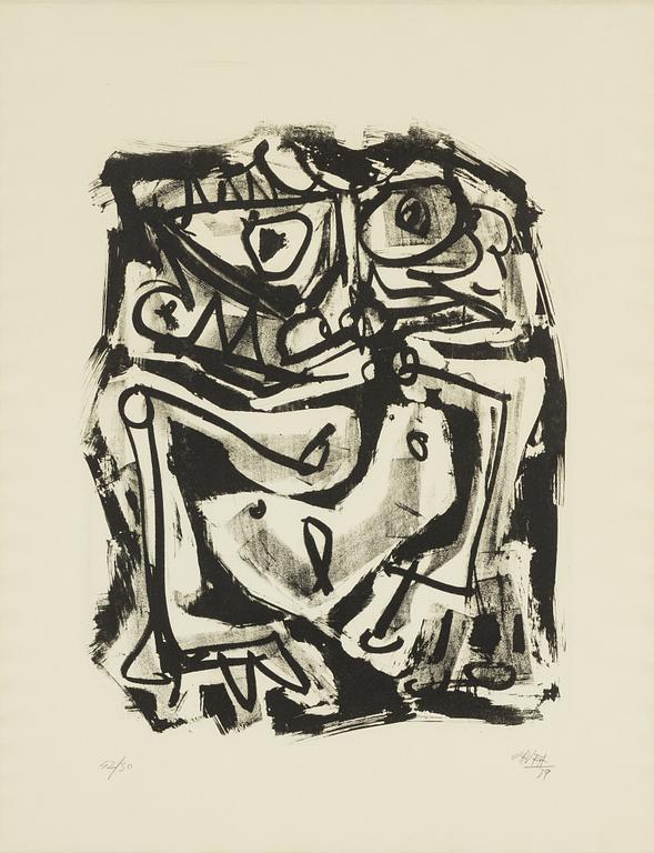 Antonio Saura, Utan titel.