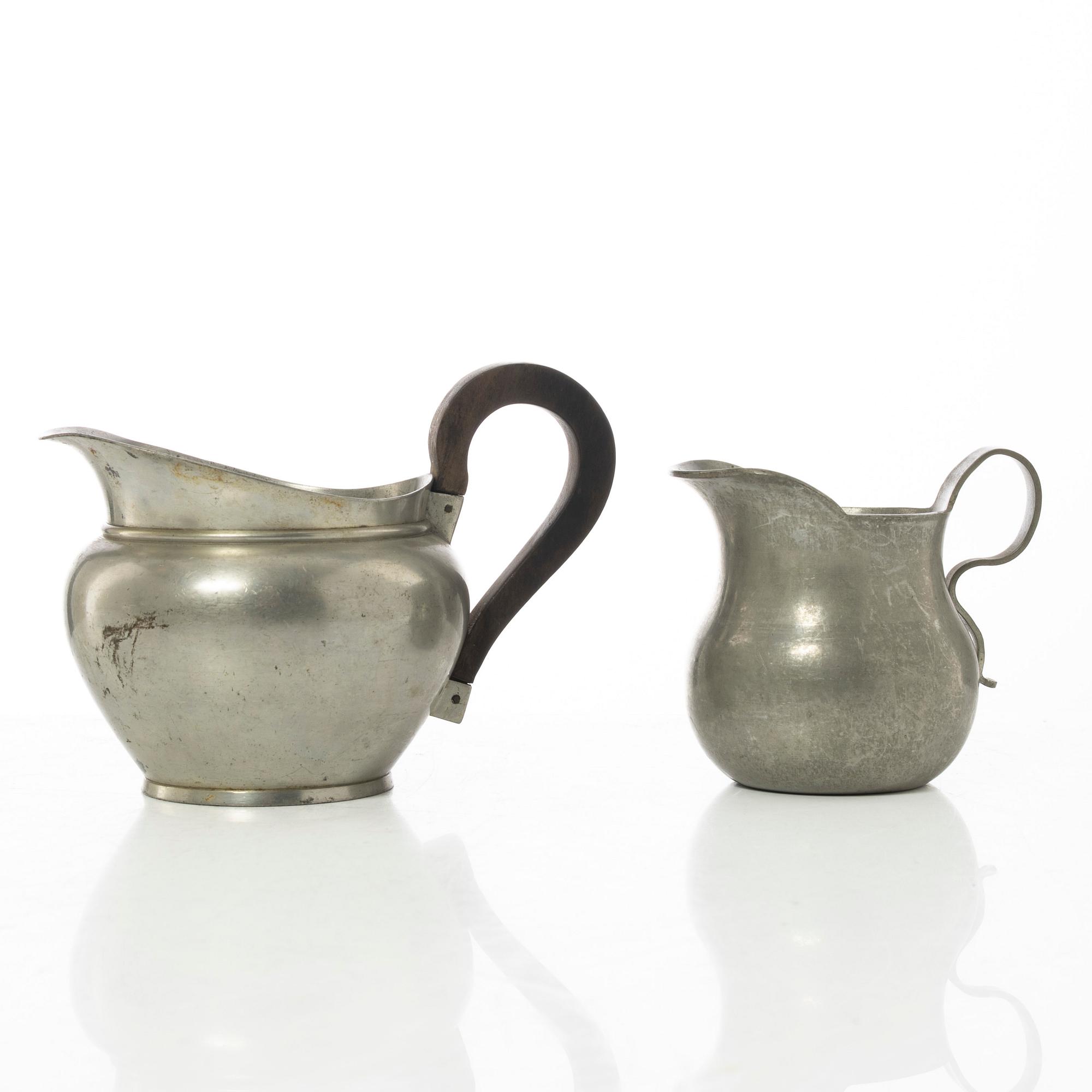Nils Fougstedt, A four piece pewter coffee service, Svenskt Tenn, 1931 - 1946.