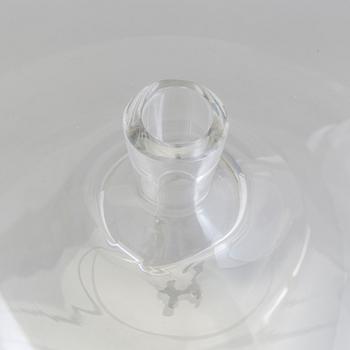 INGEBORG LUNDIN, vas av glas, "Äpplet", Orrefors. Formgiven 1955. Detta exemplar 1970-tal.