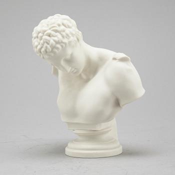 A parian bust from Gustavsberg, 1908.