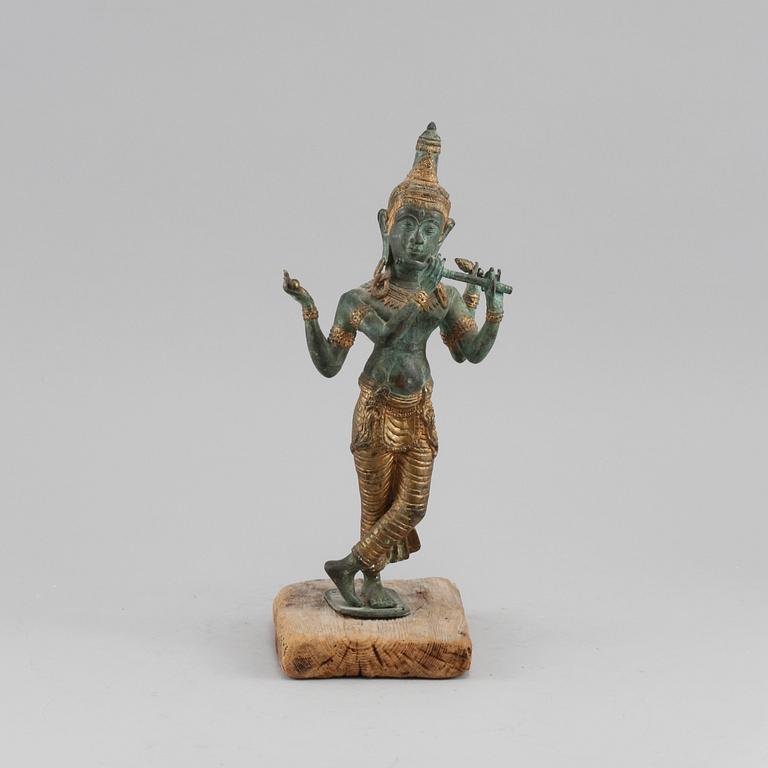 SKULPTUR, patinerad metall,  orientalisk, 1900-talets andra hälft.