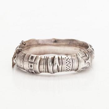Silver bangle, Tillander, Helsinki 1960.