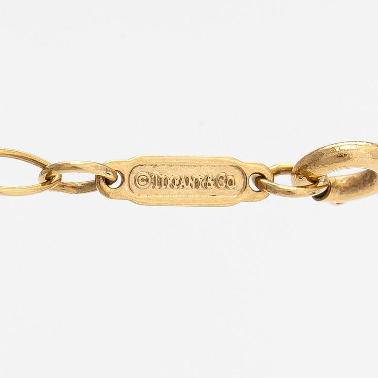 Tiffany & Co, halsband, "Heart Key", 18K guld.