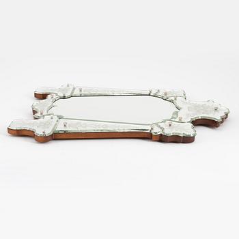 A Venetian style mirror, early 20th Century.