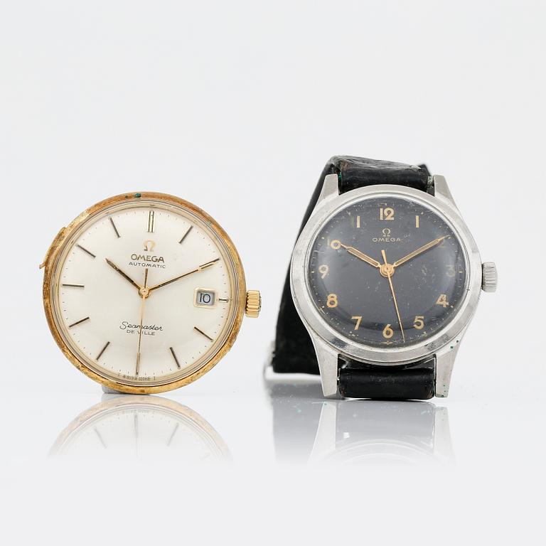 HERRARMBANDSUR, 2 st, Omega, bland annat Seamster Deville.