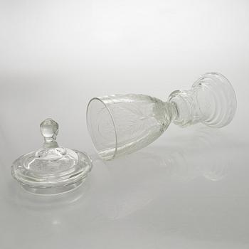 Skål, glas, 1900-talets mitt.