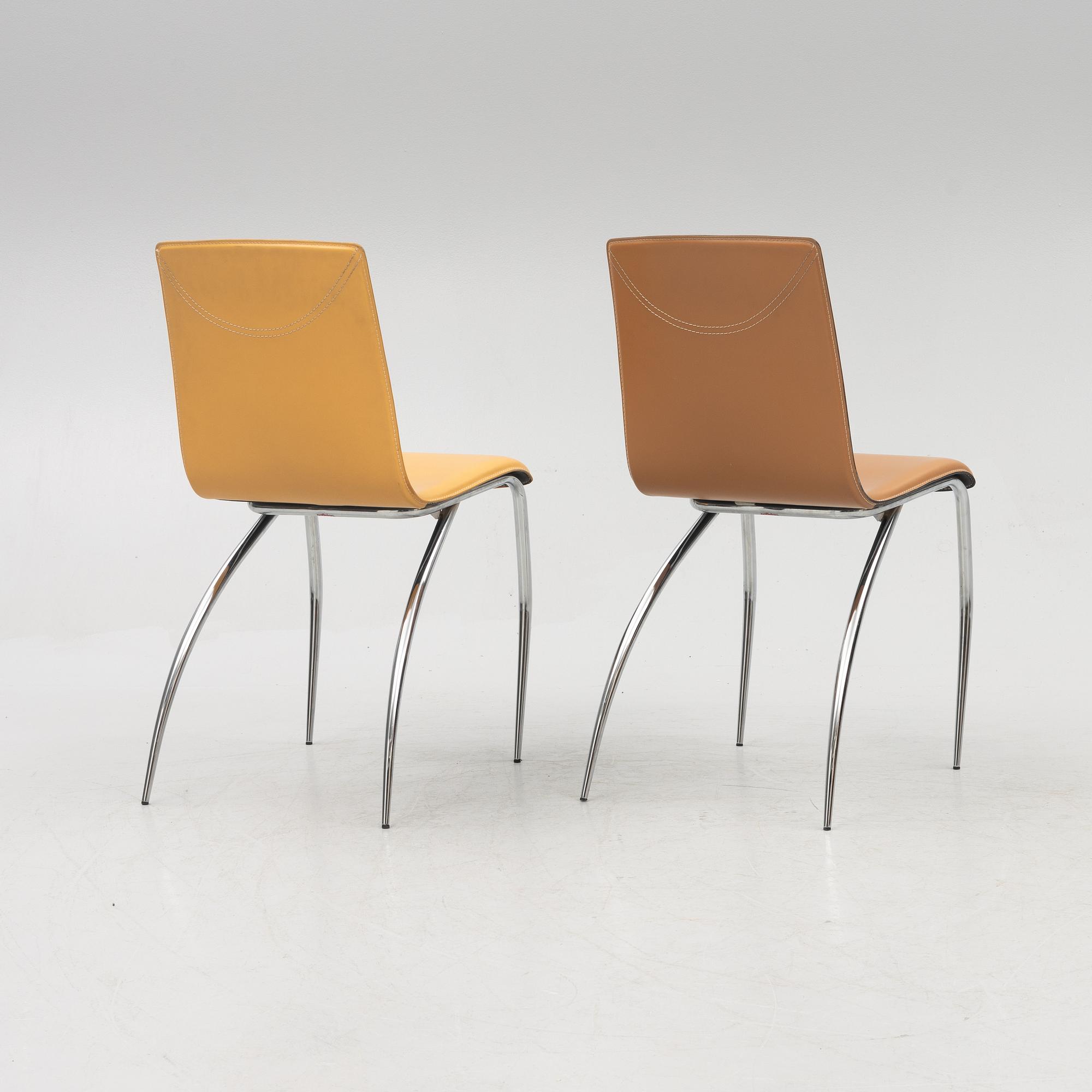 Giorgio Cattelan, stolar, 6 stycken, Italien, 1980-tal.