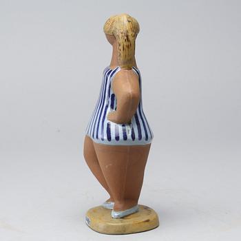 LISA LARSON, figurin,"DORA", stengods, Gustavsberg.
