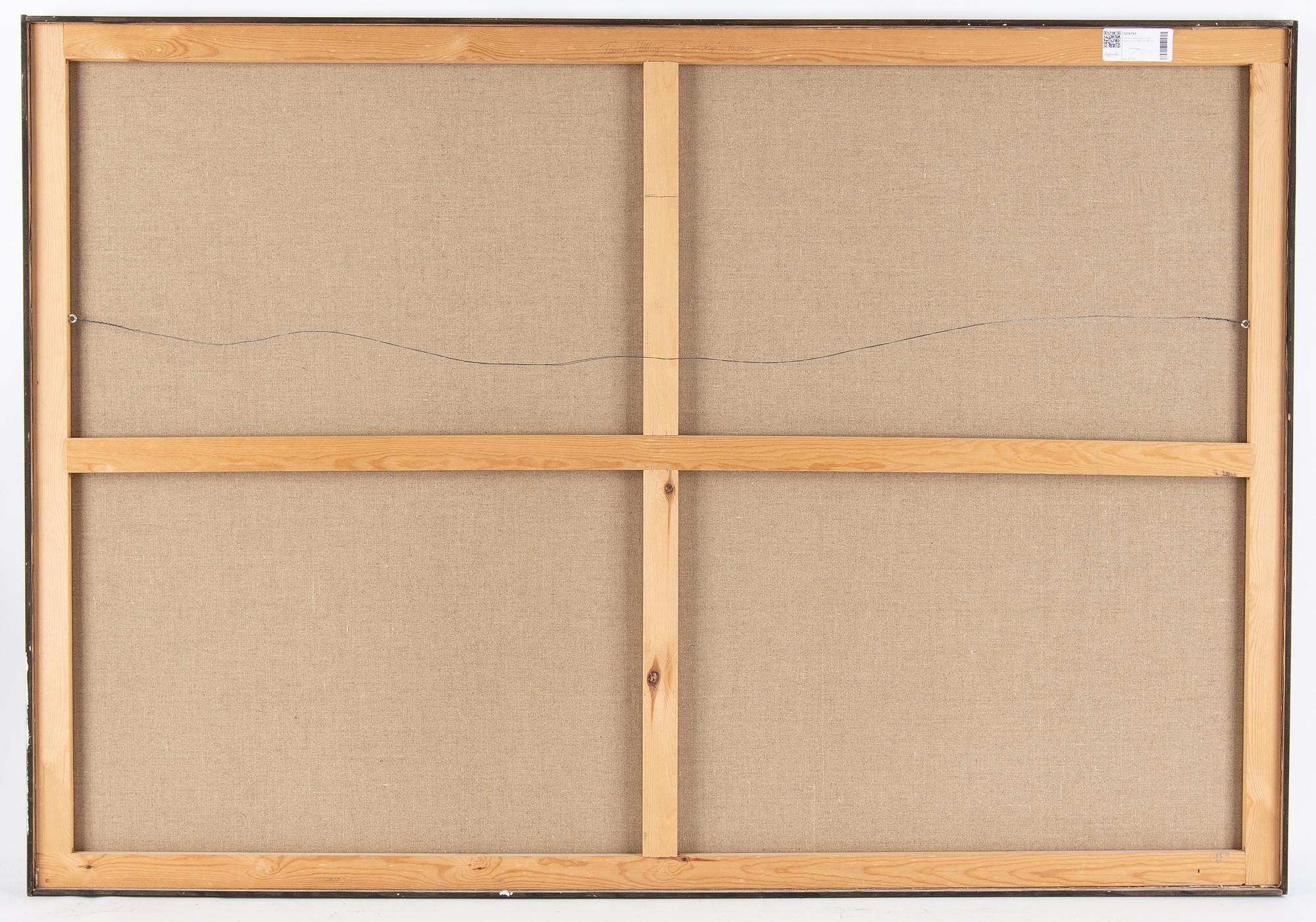 Tommy Hilding, oil on canvas, signed and dated 1982.