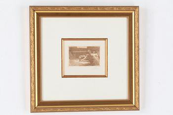 Anders Zorn, "Odalisque sleeping".