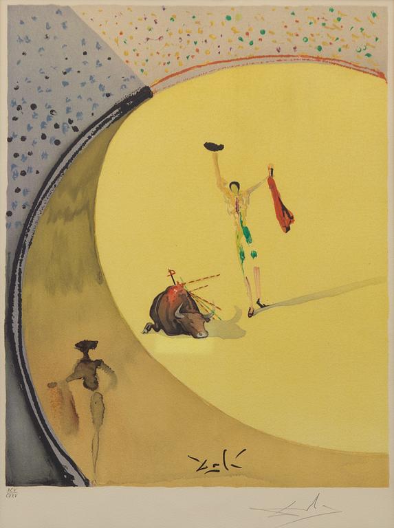 Salvador Dalí, "Torero's Triumph" from the series "Carmen".