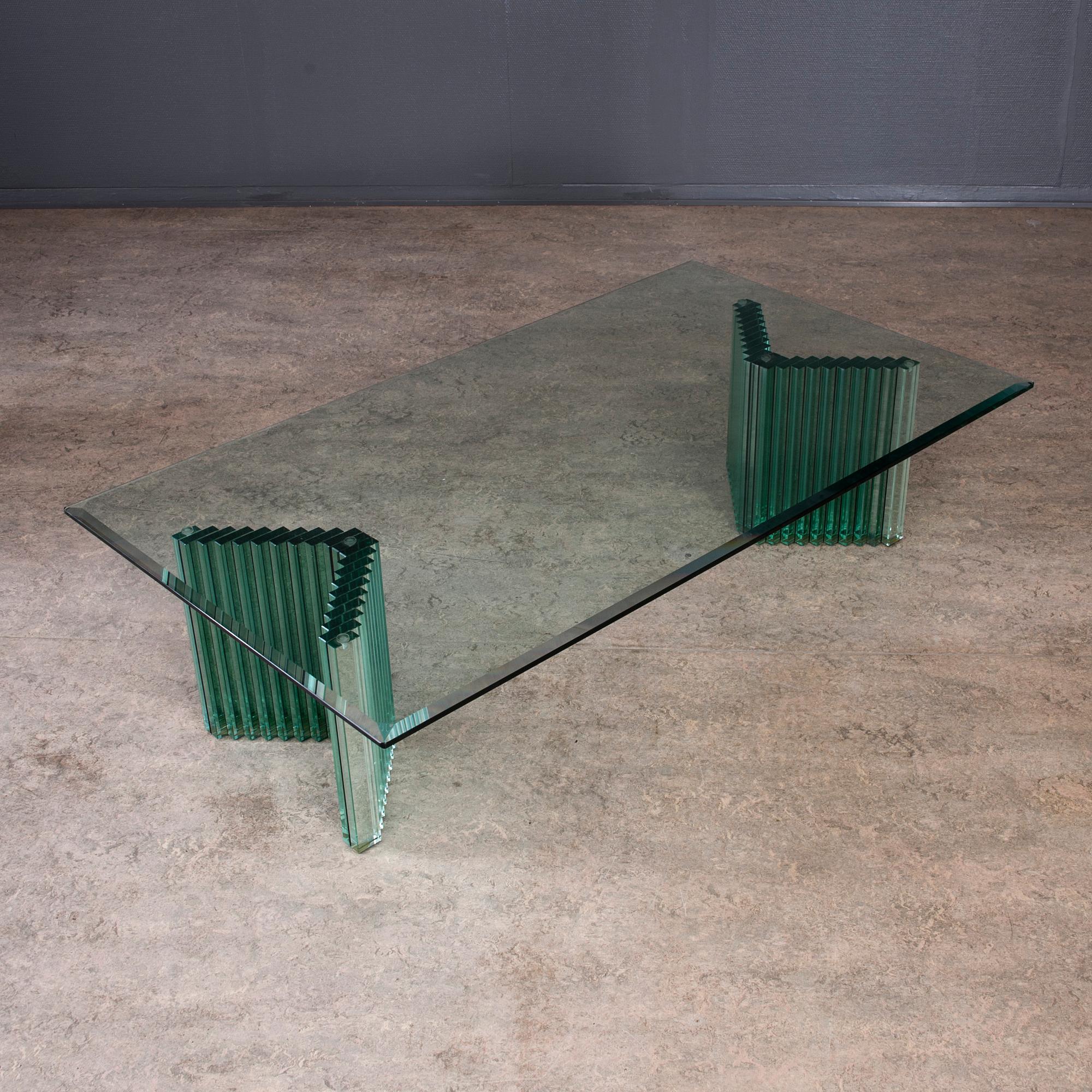 SOFFBORD, glas, 1980-tal.