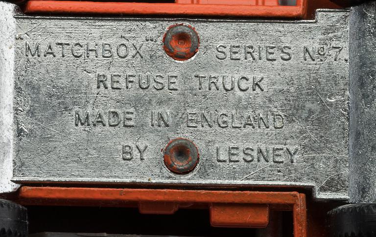 LESNEY MATCHBOX SERIES, 4 st, bland annat Muir Hill Dumper RW 02C-1.