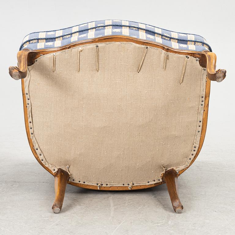 Bergèrer/fåtöljer, omkring år 1900.