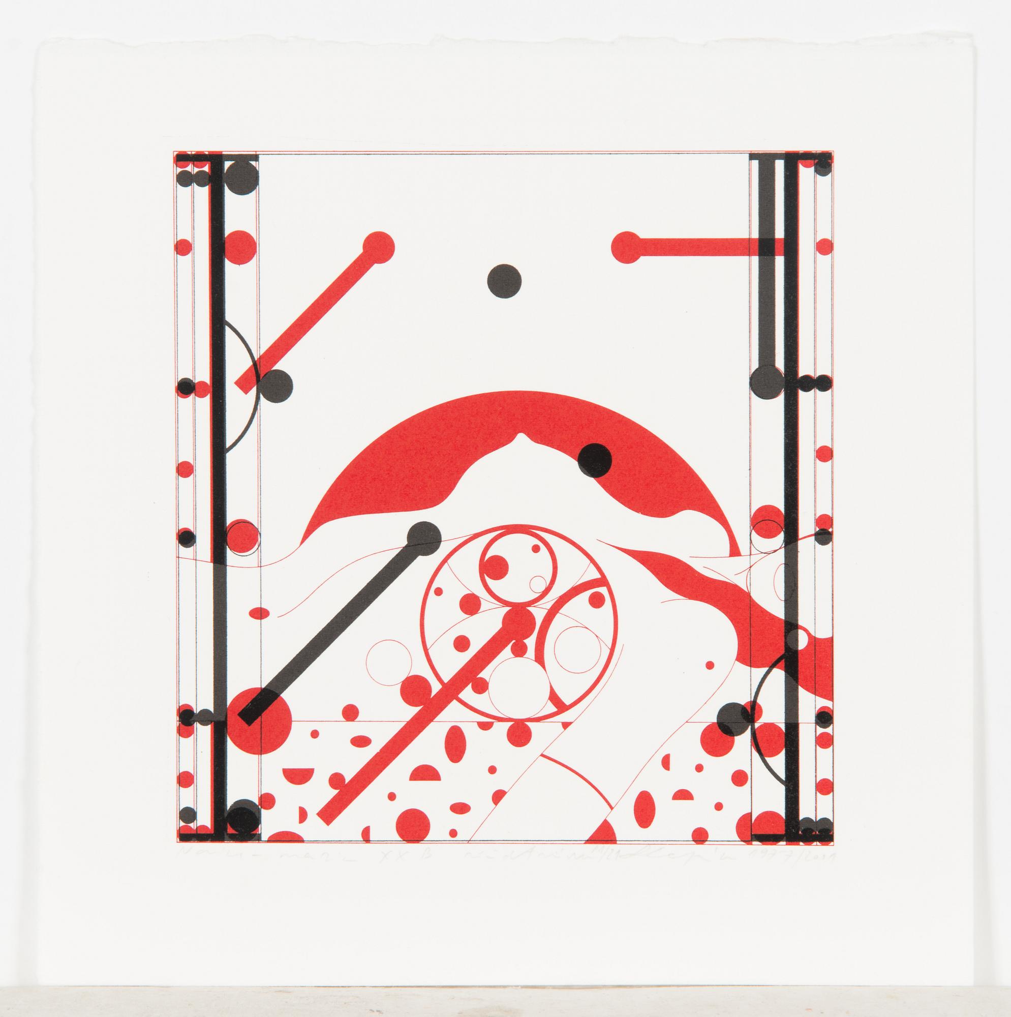 Leonhard Lapin, serigrafier, 5 st, signerade och daterade 1975-1979/2001, numrerade.