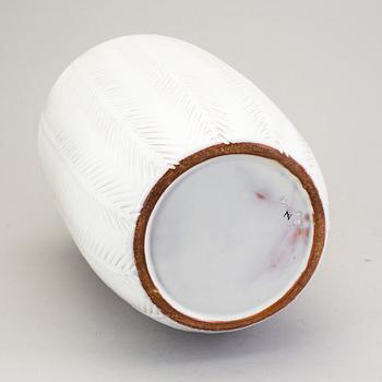 A porcelain vase by Anna-Lisa Thompson, 20th century.