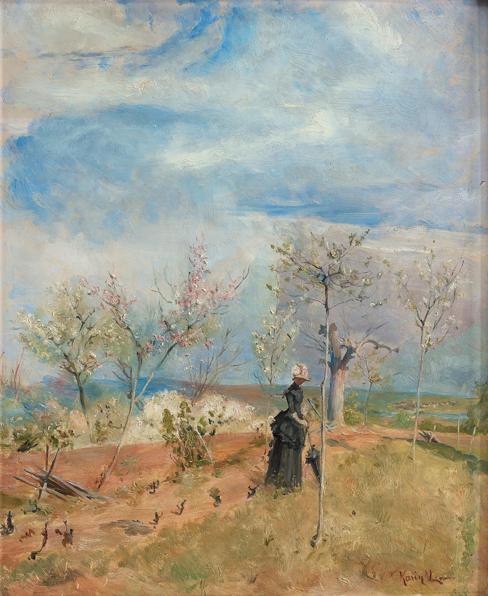 Karin Larsson (född Bergöö), "Cherryblossoms".