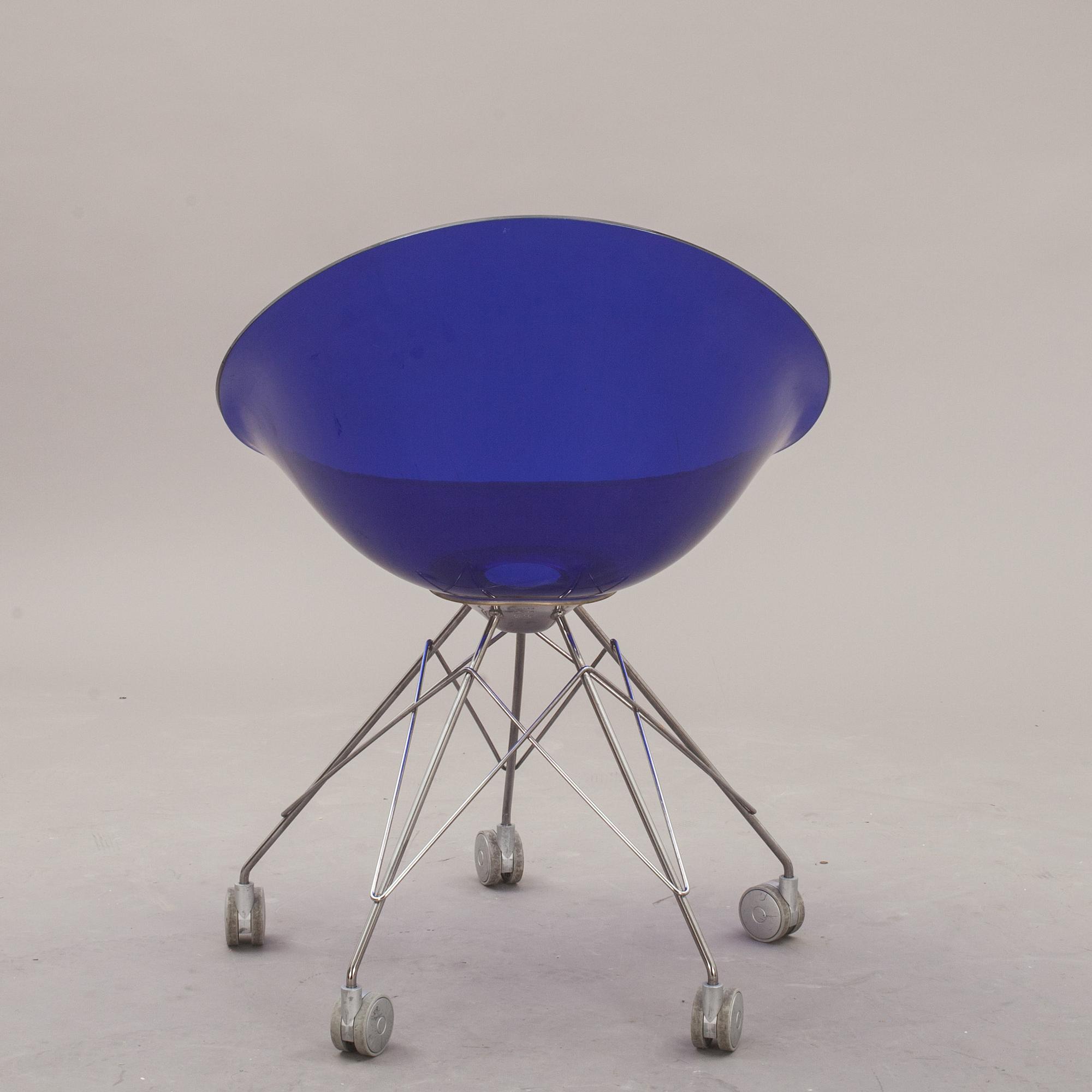 SKRIVBORDSSTOL, "Eros", Philippe Starck för Kartell, märkt.